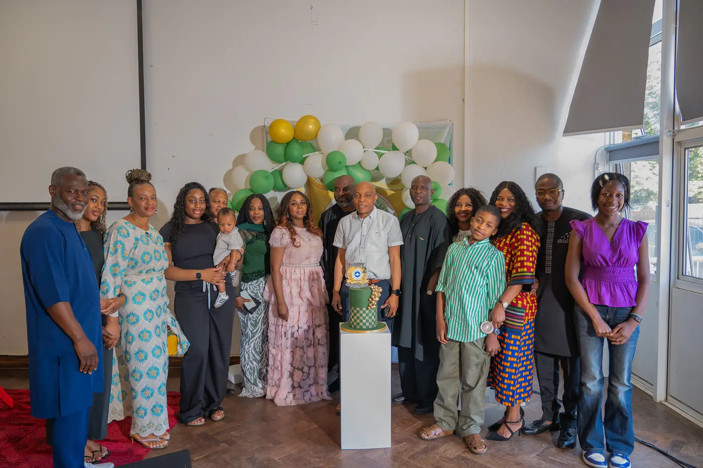 Victory Centre members gathered as one church family