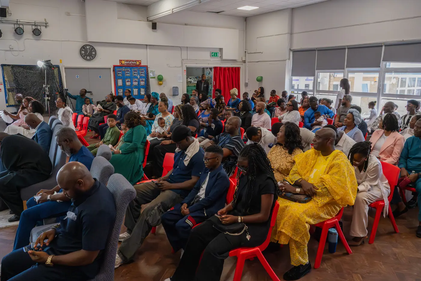 The Victory Centre congregation gathered together